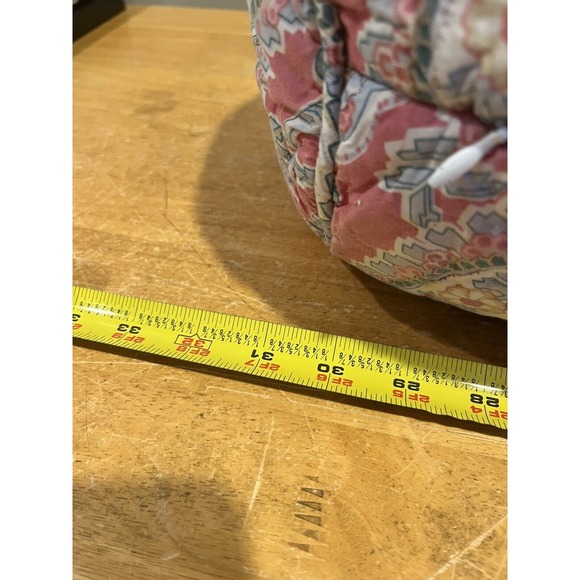 POTTERY BARN BOLSTER,‎ Jane Paisley 12" X 32" Pink Light Blue Throw Pillow - Picture 6 of 7